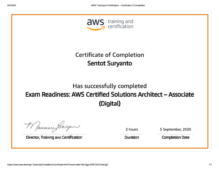 Exam Readiness - AWS Certified Solutions Architect – Associate | PDF