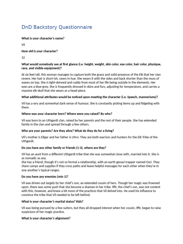 Vil_Backstory | PDF