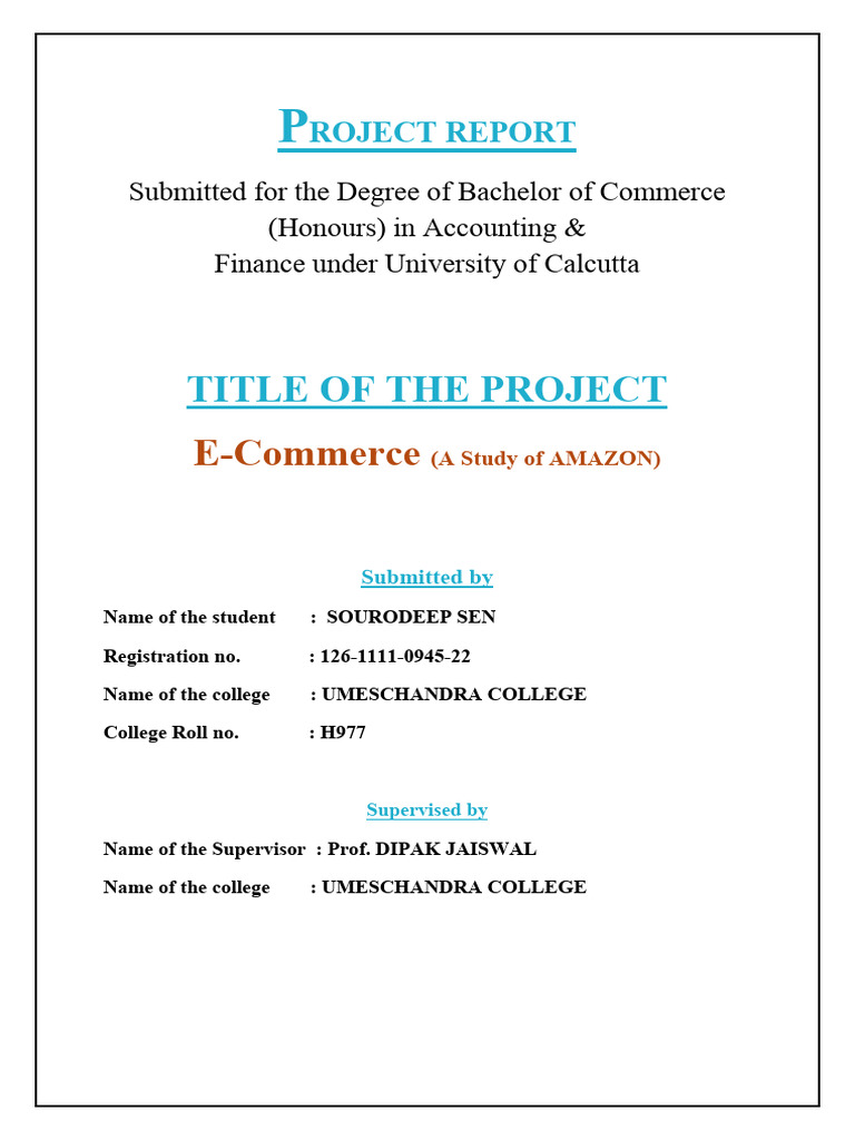 E Commerce A Study of FLIPKART and AMAZON | PDF | E Commerce ...