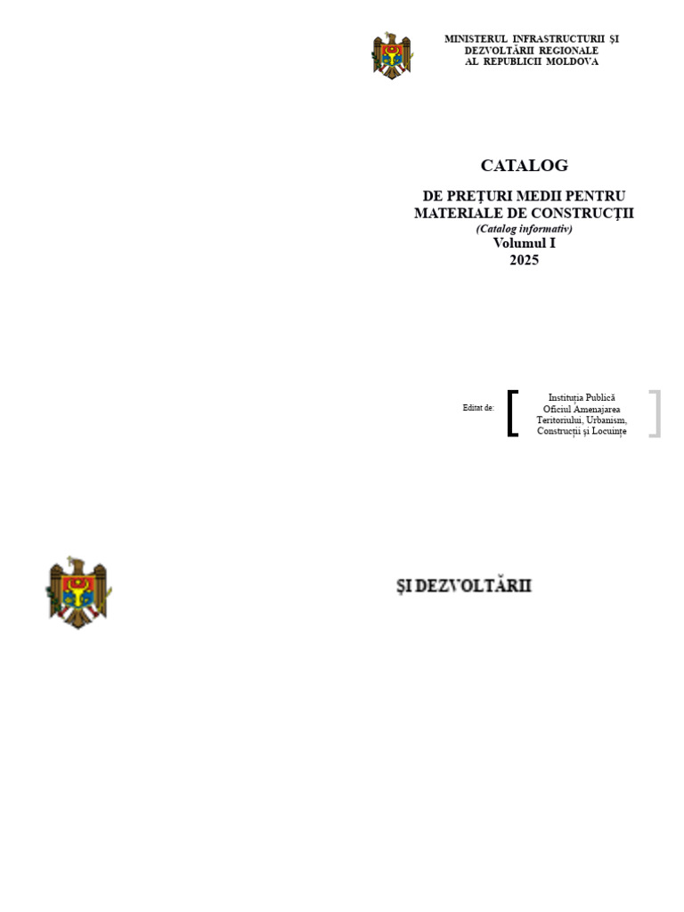 Catalog de Preturi Vol I 2025 | PDF