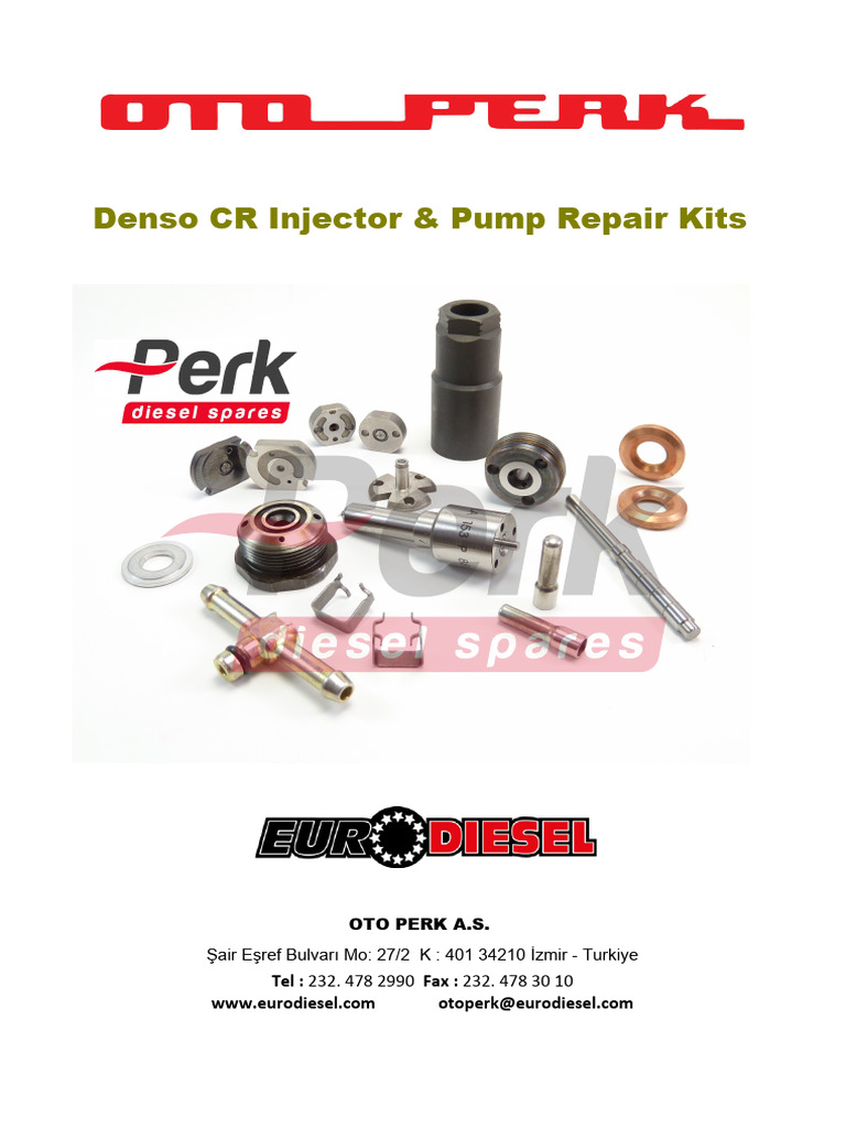 Denso Diesel Injector Repair Kits | PDF | Motor Vehicle | Car