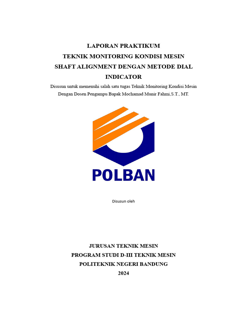 Praktikum Shaft Alignment Metode Dial | PDF