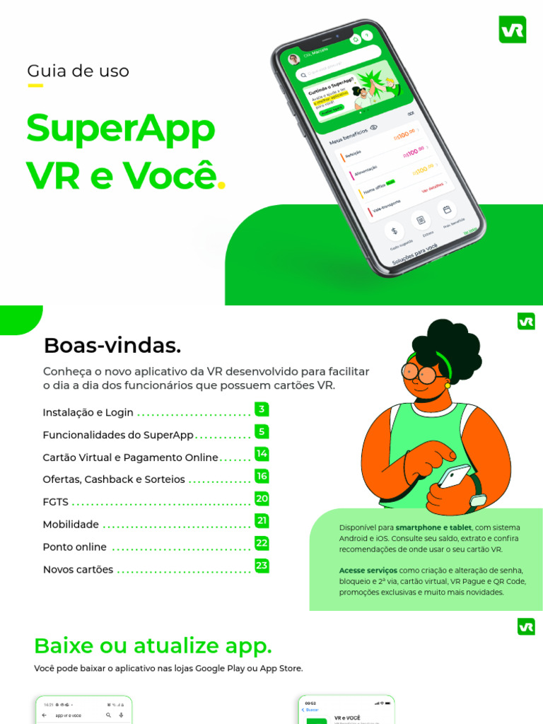 SuperApp VR: Facilite seu Dia a Dia | PDF | Aplicativo para celular | Senha