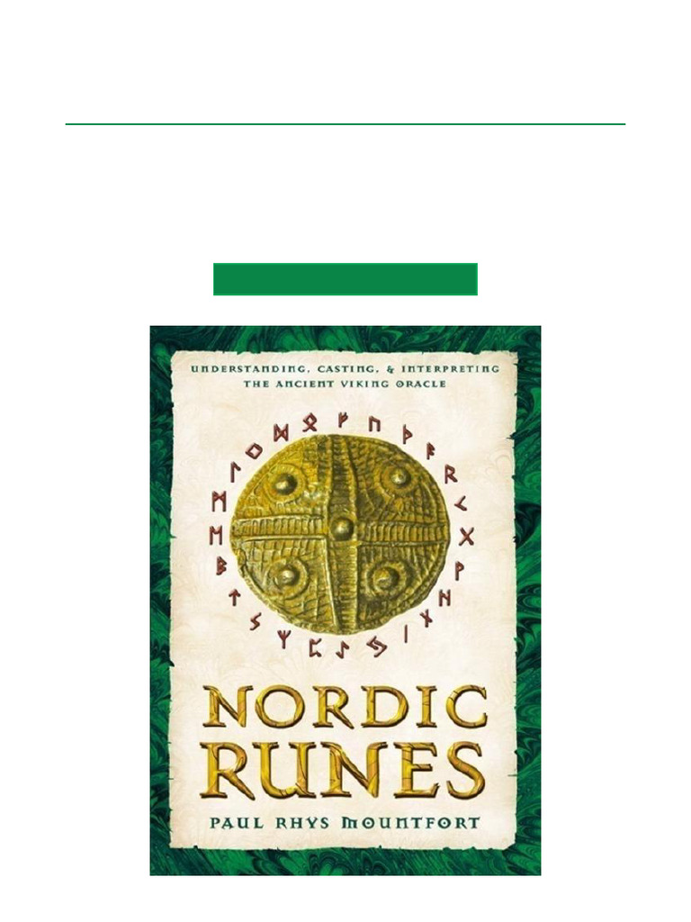 Nordic Runes: A Viking Oracle Guide | PDF