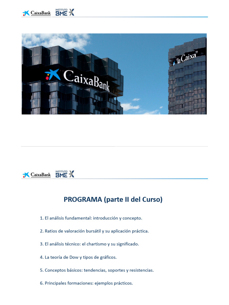 CABK Curso Introd Mercado A Fundamental A Tecnico 2 Webinar | PDF ...