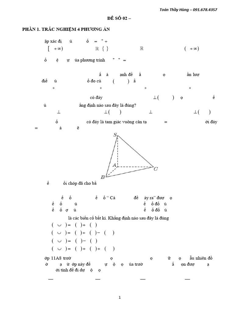 De So 2 Toan 11 | PDF