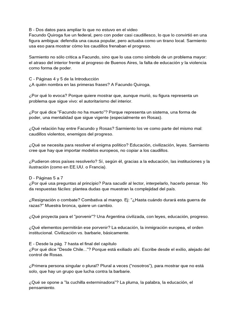 Facundo Quiroga | PDF