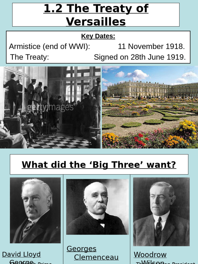 Treaty of Versailles | PDF | Weimar Republic | Treaty Of Versailles