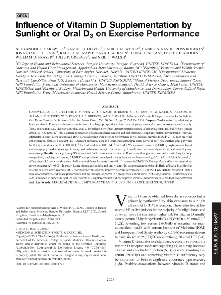 Nitrate | PDF | Vitamin D | Ultraviolet