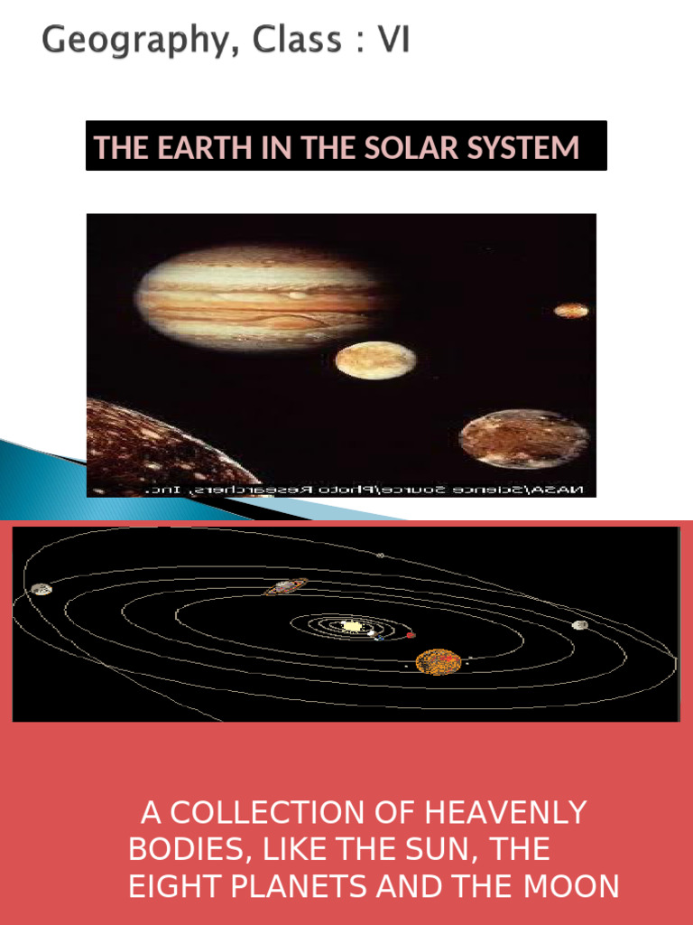 The Solar System Class VI-G | PDF