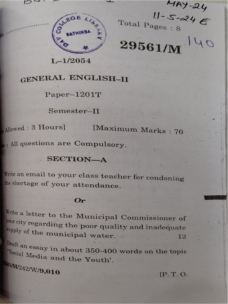 Bca Sem 2 Pyq | PDF