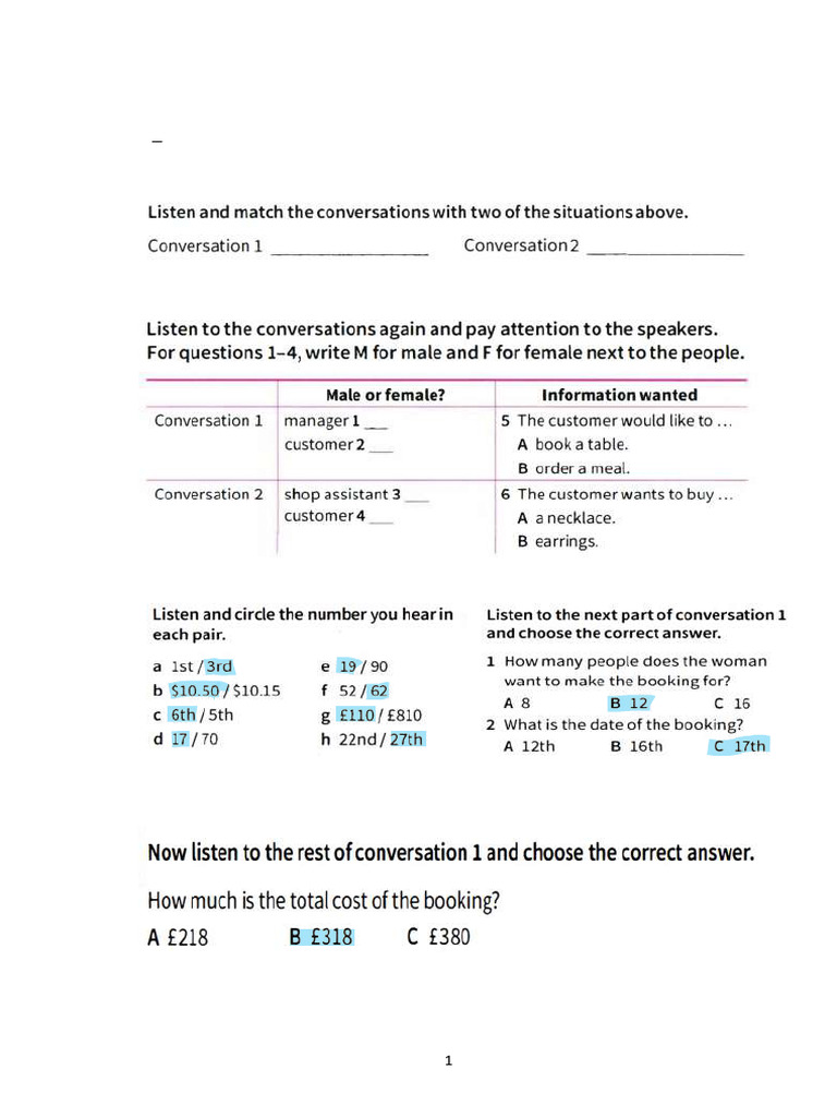 Listening Week 2 Lesson 2 Pdf