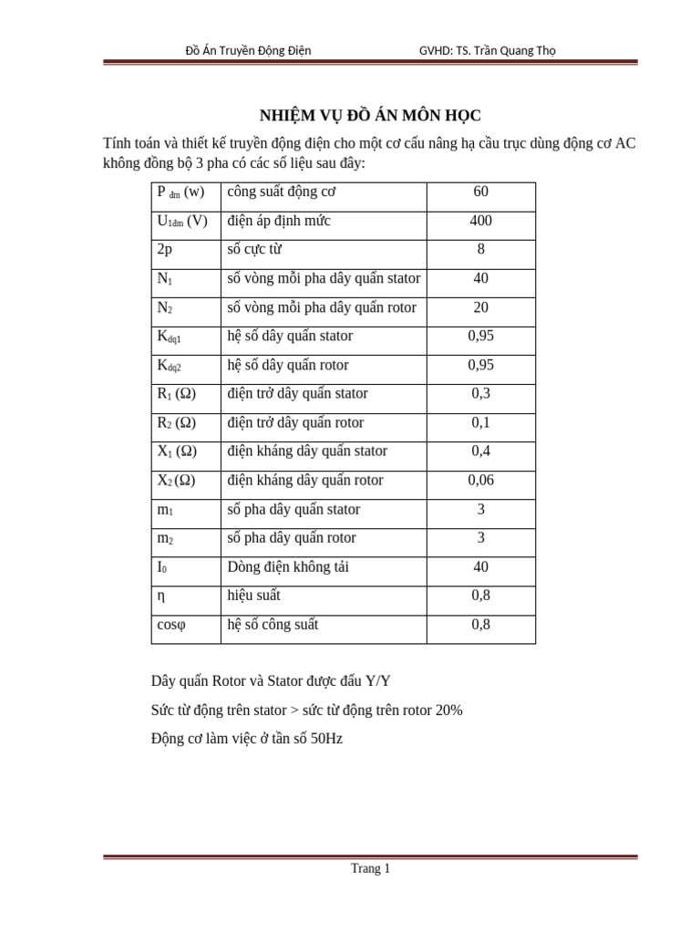 Đ Án TTD - Dung | PDF