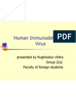 Human Immunodeficiency Virus: Presented by Rughoobur Chitra Group 2 (A) Faculty of Foreign Students