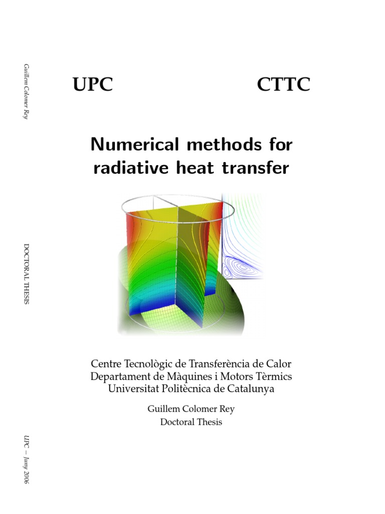 Numerical Methods for Heat Transfer