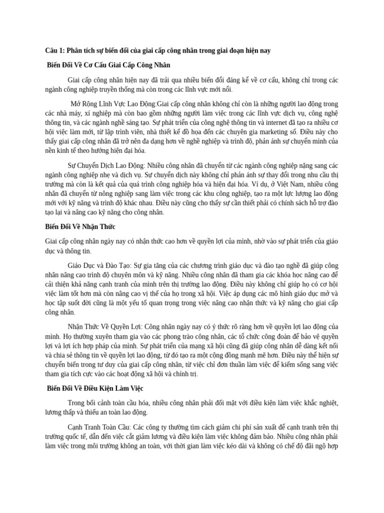 CNXH - Final | PDF