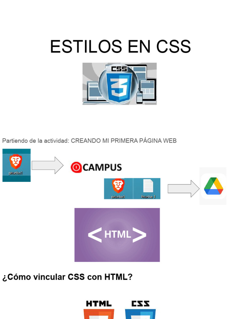 Estilos en Css | PDF | HTML | Desarrollo de software