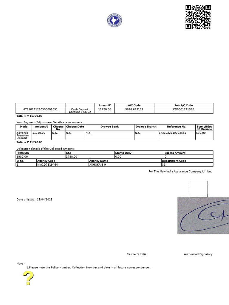 TW Collectionreceipt 14045642 | PDF | Government Finances | Taxes