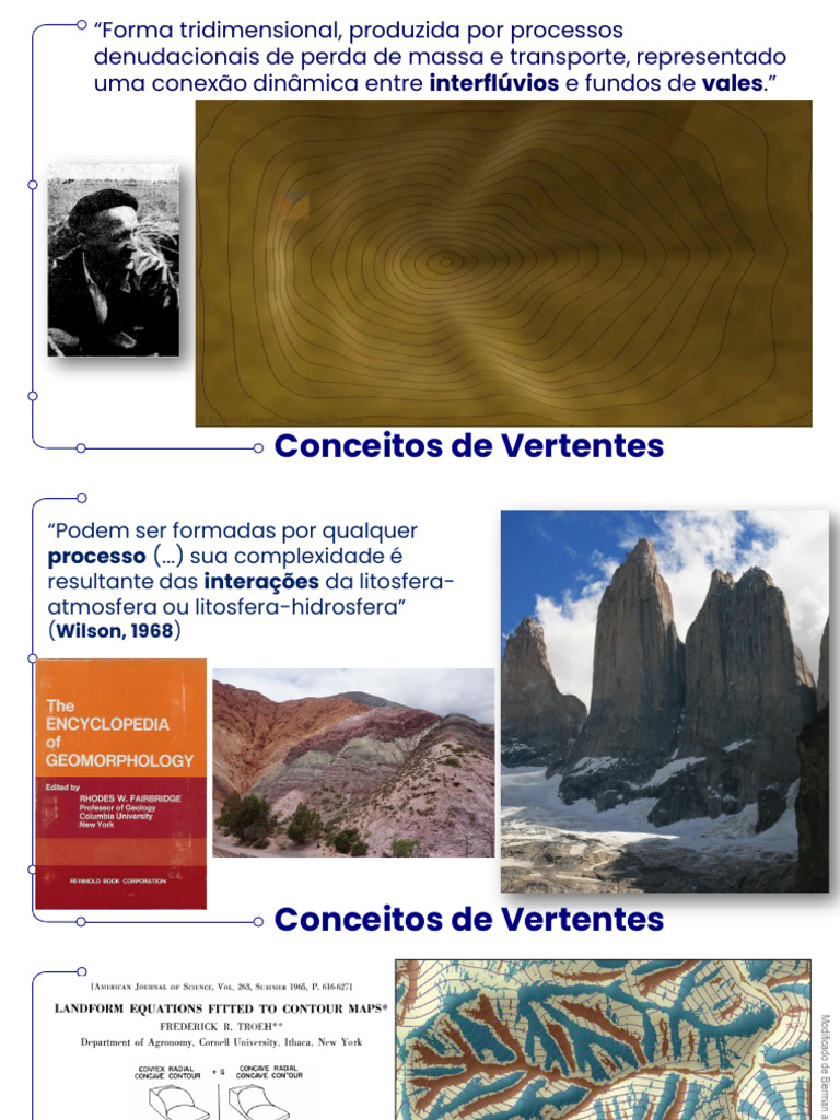 Conceitos e Processos de Vertentes Geomorfológicas | PDF | Intemperismo ...