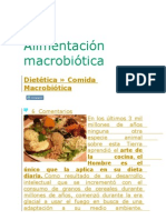 Alimentación macrobiótica