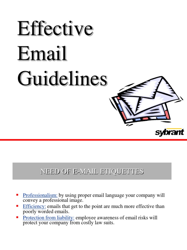 Essential Email Etiquette Guidelines | PDF | Email | Mail
