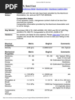 C355 Aluminum Alloy Specifications | PDF | Strength Of Materials | Alloy