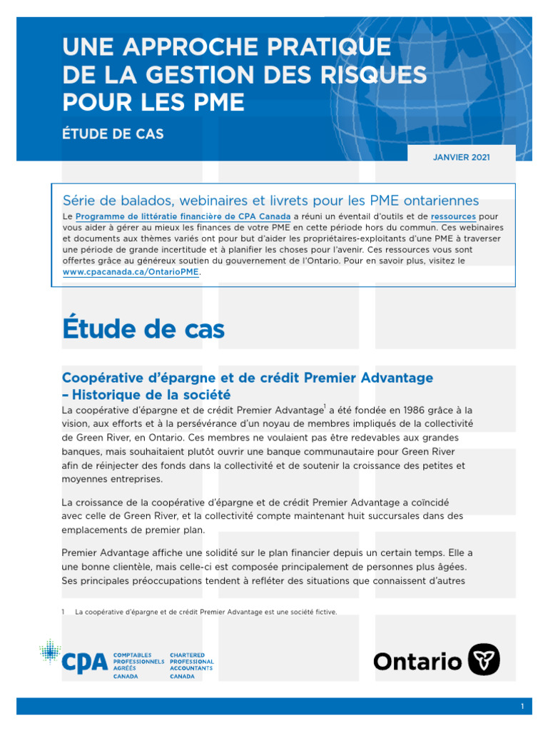 Gestion des risques pour PME | PDF | Risque | Gestion des risques