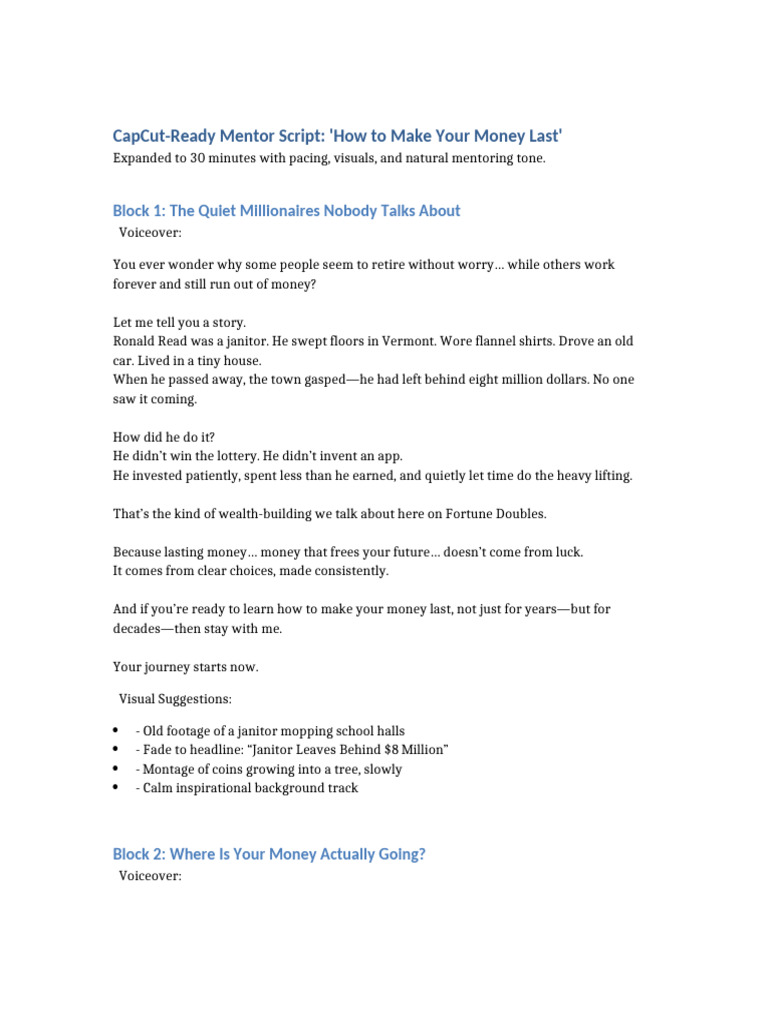 CapCut_Expanded_Script_Full_30_Minutes | PDF