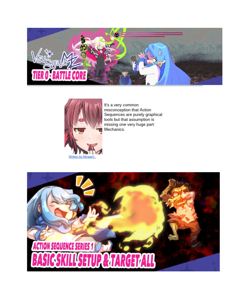 Mastering Action Sequences in RPGs | PDF | Computing | Software