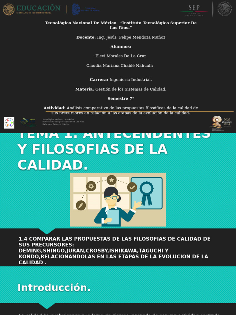 Gestion de Calidad | PDF | Calidad (comercial) | Lean Manufacturing