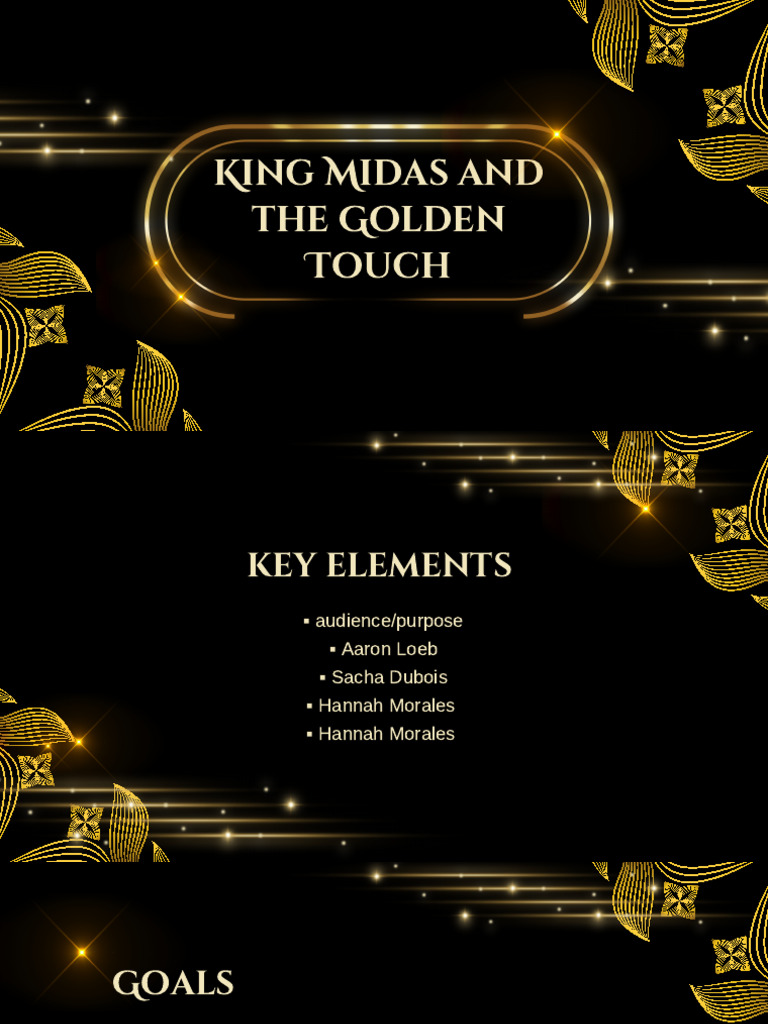King Midas and The Golden Touch PDF | PDF