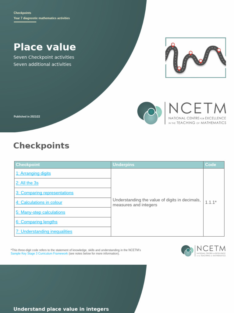 Year 7 Place Value Activities Guide | PDF | Numbers | Lexicology