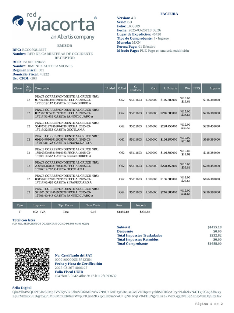 Image Result For Red Via Corta Facturacin Electrnica De Casetas