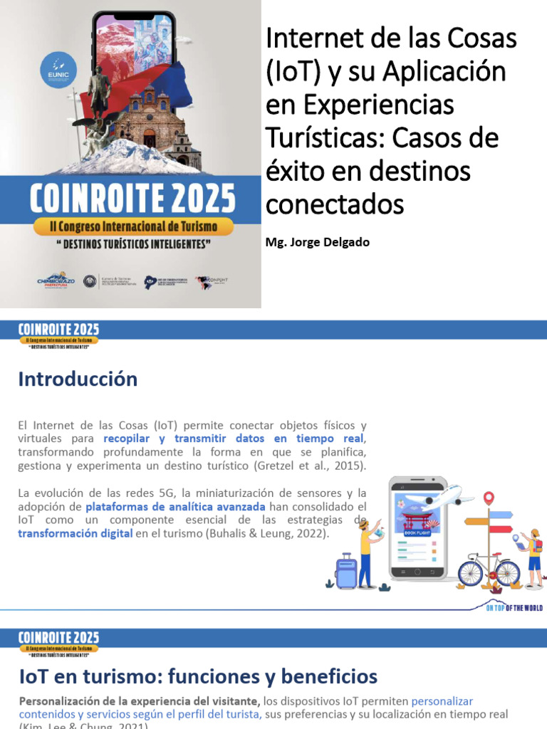 Iot Experiencias Turisticas | PDF | Internet de las Cosas | Sustentabilidad