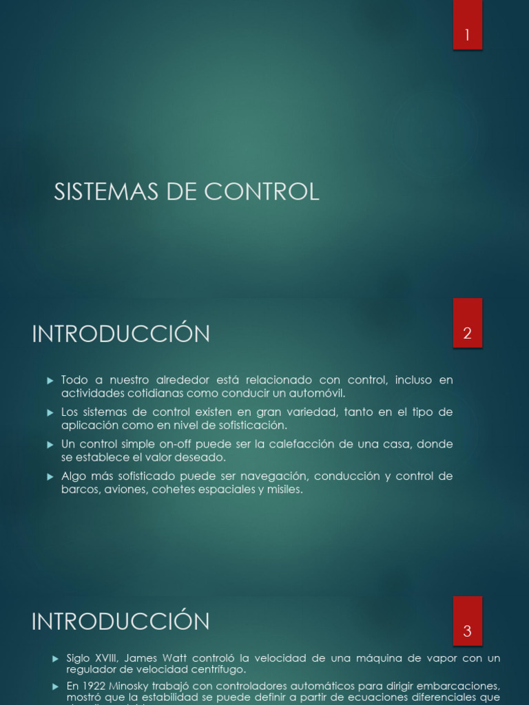 Sistemas de Control | PDF | Sistema de control | Sistema