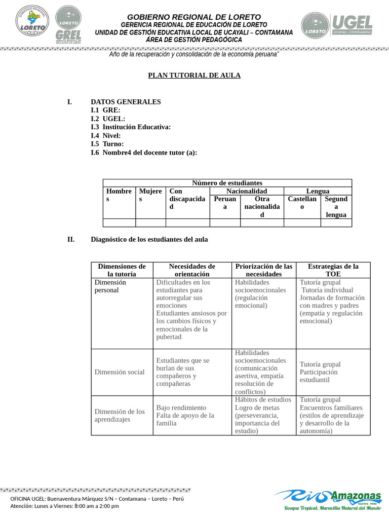 Esquema Toe Aula | PDF | Las emociones | Salón de clases