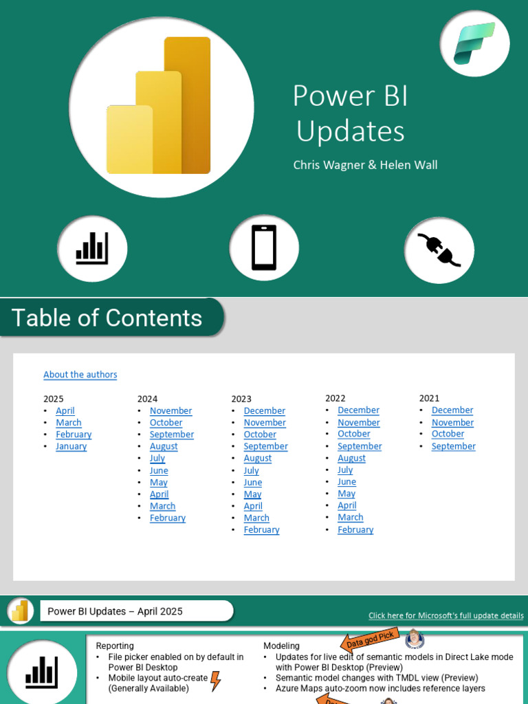 Power BI Updates: April 2025 Summary | PDF | Microsoft Azure | Microsoft