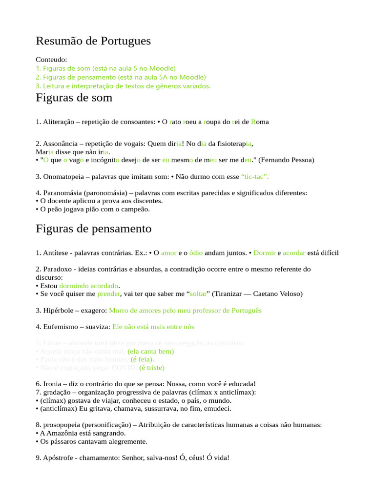 Paronomásia e Figuras de Som | PDF