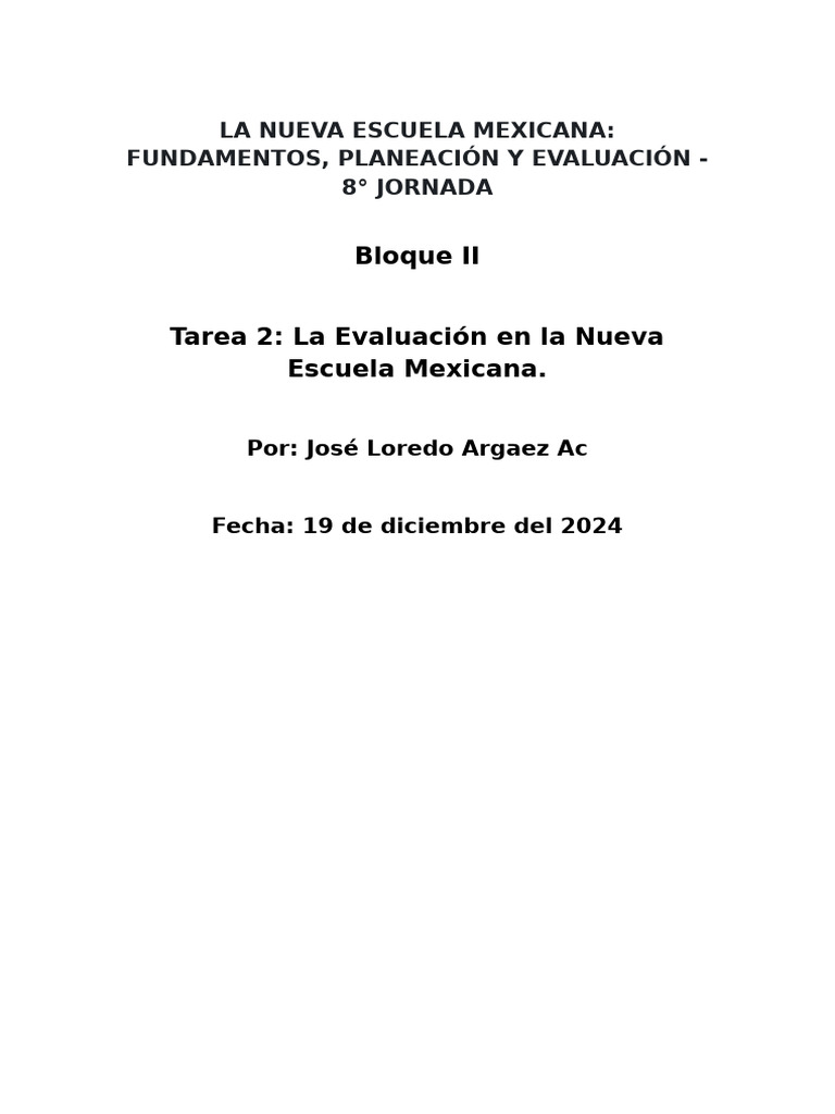 Evaluacion Formativa de La NEM | PDF