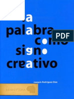 La Palabra Como Signo Creativo