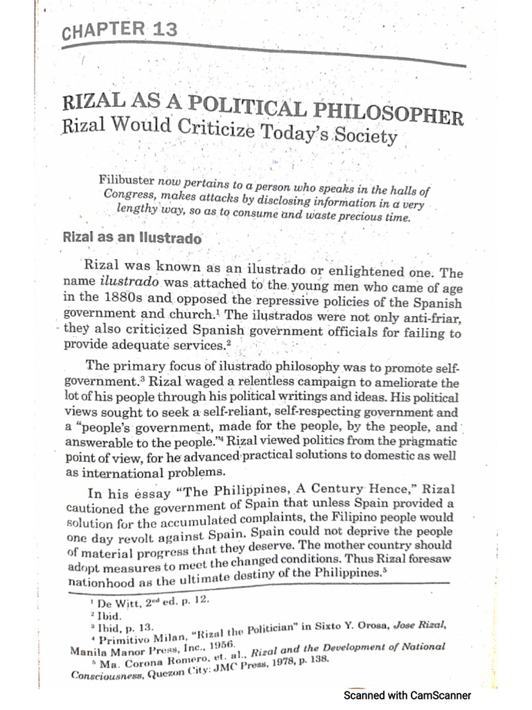 Rizal and His Proposed Basic Reforms | PDF