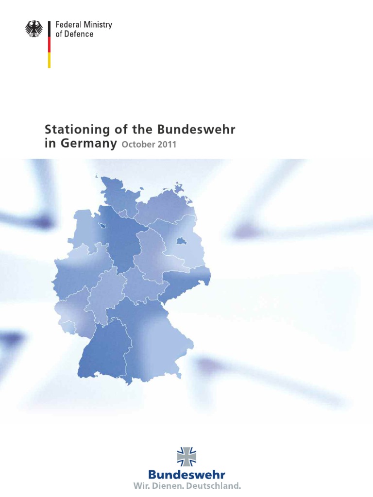 Stationierung Der Bundeswehr In Deutschland Englische Schlussfassung Battalion Military