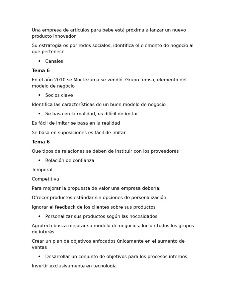Estrategias de Modelos de Negocio Innovadores | PDF | Modelo de negocio ...