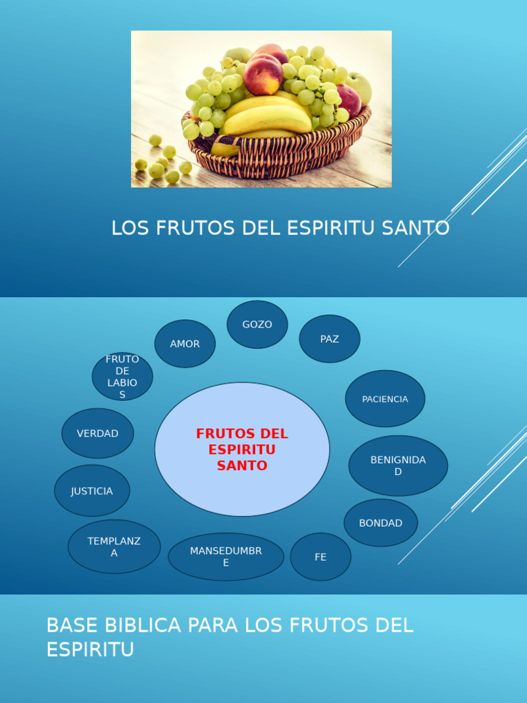 Frutos del Espíritu Santo: Amor y Paz | PDF | Fruto Del Espiritu Santo ...