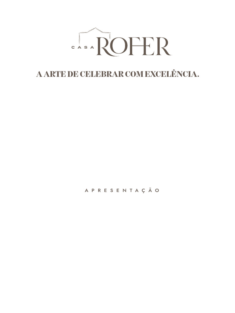 Casa Rofer: Espaço para Eventos em SP | PDF | São Paulo | Michelangelo