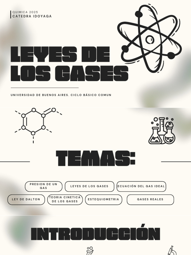 Leyes de Gases y Estequiometría | PDF | Gases | Mole (Unidad)