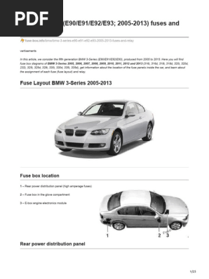 2008 bmw 328i cigarette lighter fuse location Cigarette Lighter - Centre Console 08 335xi coupe fuse diagram