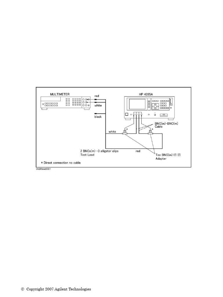 (04285-90030) 4285A Precision LCR Meter Maintenance Manual | PDF