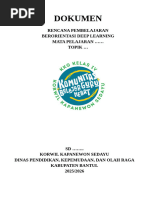 FORMAT RPP Deep Learning - PM Tahun 2025-2026 | PDF