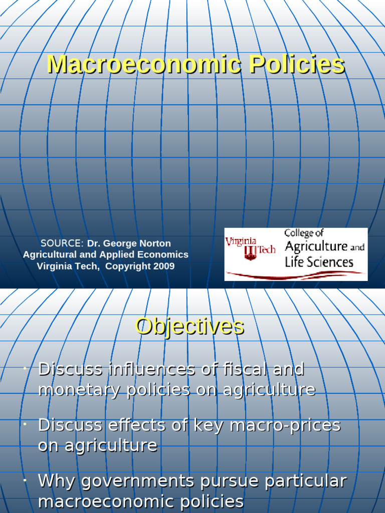 Macroeconomic Policies | PDF | Macroeconomics | Exchange Rate